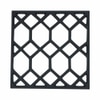 Metalsmith Square Metal Trivet Black Heat Resistant Table Protector