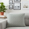 Henry Blue Grey Cotton Knitted Cushion Cover 18X18 Inches