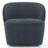 Portia Fabric Accent Chair in Calico Peony White Colour