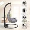 Premium Double Seater Spoon Swing 6 Star Grey