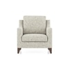 Abbey 1 Seater Fabric Sofa In Monochrome Paisley Colour