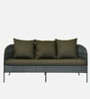 Paris 3+1+1 Seater Wicker Sofa Set in Dual Tone Grey Colour