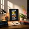 The Castle Decor Dream Big Work Hard Stay Focused Wall Art 8x12 Inch