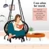 Swingzy Cotton Round Swing for Adults Black Without Accessories