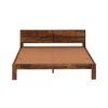 Simplicity Solid Wood King Size Non Storage Bed In Provincial Teak Finish