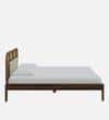 Rattan Solid Wood King Size Bed Without Storage In Provincial Teak
