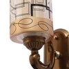 Eliante Modern Wall Lights Mild Steel & Glass Material Antique & Champaign Finish
