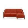 Abbey Sectional Sofa (Colour : Lava, Cushion : Soft, Seater : Right Aligned 2 Seater + Right Aligned Chaise)