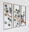 W-Alexa Abstract Metal Wall Decor in Multicolor Set of 1