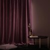 Stoa Paris Velvet Curtains for Door, Premium Dim-Out Curtain for Pack of 1, Date Night - Vintage Rose