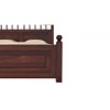 Syan Solid Wood Queen  Size Bed Without Storage (Walnut Finish)