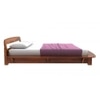Humphrey Sheesham Wood Queen Size Bed Non Storage Provincial Teak Finish (60 x 78 inches)