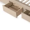 Bornholm Upholstered Bed Size Queen Color Beige