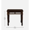 Hrida Solid Wood 4 Seater Dining Table in Teak Finish