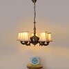 Devansh Dual Steel Metal  Wallmounted Lamp With Cotton Steel Metal  Shade