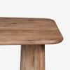 Serenzia Franz Solid Wood 6 Seater Dining Table in Limewash Finish