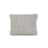 Rapunzel Hand Braided Cool Grey Cushion Cover  16X16 Inches