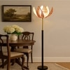 Devansh Wood & Metal Floor Lamp