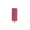 Nikki Pink Natural Fiber Shade Table Lamp with Natural Wooden Base