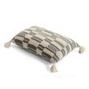 Tribal Knit Pillow Cover  Grey Natural 16X24  Inches