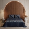 Stoa Paris King Size Bedsheet Bedsheet, Collection Navy