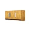 Hexa Red Multipurpose Storage Cabinet With 3 Door in Giant Wood Colour