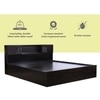 Horae Engineered Wood King  Size Bed With Drawer Storage (Melamine Finish)