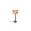 Gerald Multicolour Fabric Shade Table Lamp with Steel Steel Base