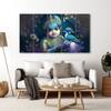 The Castle Decor Bal Gopal Wall Painting Wooden Framed 27x48 Inch (Style 5)