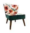 Rowan Accent Chair with Flower Print