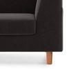 Rubik Premium 3 Seater Fabric Sofa in Pebble Grey Colour