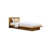 Hexa Engineered Wood Modern Single Bed With Headboard Without Storage In Giant Wood