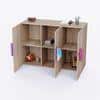 Unicorn'S Playground Cabinet Storage In Oak Colour