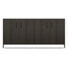 Alex 18 Pair Shoe Rack in Dark Wenge Finish