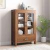 Carnegie Solid Wood Sideboard in Amber Walnut Finish
