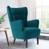 Ludwi Accent chair Velvet in T Blue Color