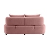Henry Velvet 2 Seater Sofa Peach color