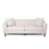 Mid Century Fabric Sofa (Beige)