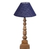 Devansh Blue Jute Table Lamp With Wood Natural Base (10X10X21 Inches)-37