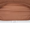 Jersey Chunky Knit Rust Decorative Cushion Cover 12 x 20 Inches