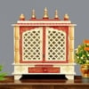 D'Dass Sheesham and Mdf Wooden Home Temple For Pooja Mandir For Home
