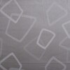 Grey And White Geometric Cotton 400 Tc Super King Size Bedsheet With 2 Pillow Covers