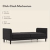 Felicity 3 Seater Click Clack Sofa cum Bed In Graphite Grey Colour