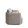 Cozychic Wood 3 Seater With Upholstery Non Storage Sofa In Grey Colour