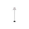 Shane Black Cotton Shade Floor Lamp