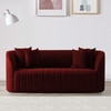 Baiwang Fabric Sofa (Maroon)