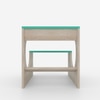 Montessori Toddler Activity Table & Chair in Oak and Teal
