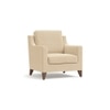 Abbey 1 Seater Fabric Sofa In Birch Beige Colour
