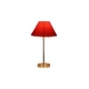 Orange cotton with Metal Gold Table Lamp