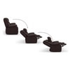 Griffin Recliner Three Seater - Dark Chocolate